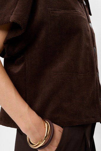 Nuthea Shirt - Black Coffee