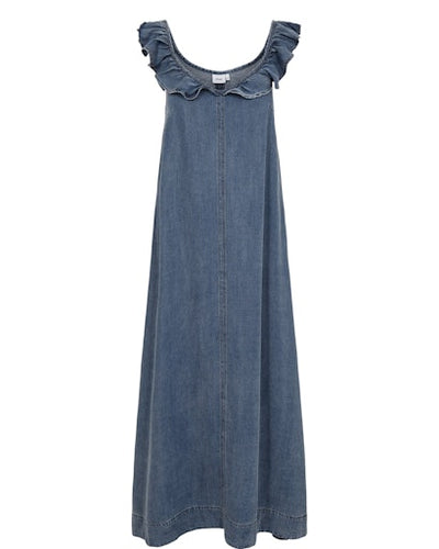 Nuelida Dress - Snow Washed Denim