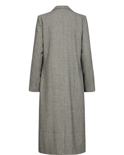 Nuraven Coat - Medium Grey Melange