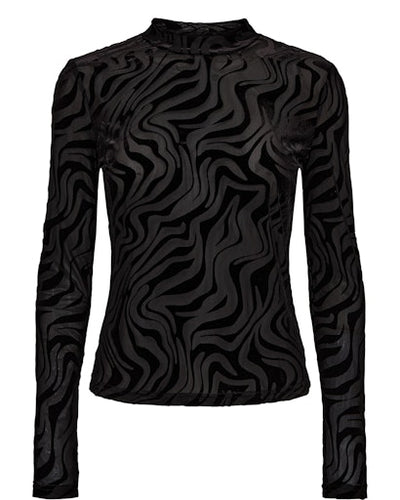 Nuvelva Blouse - Caviar