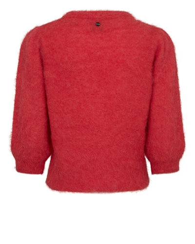 Nusuri Brushed Pullover - Fiery Red