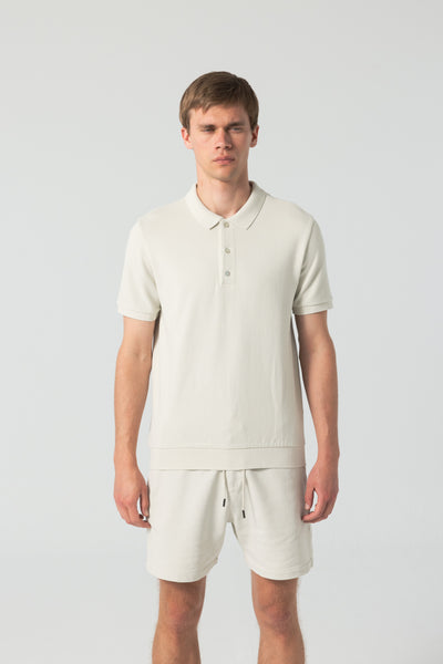 Polo Shirt - Bone White