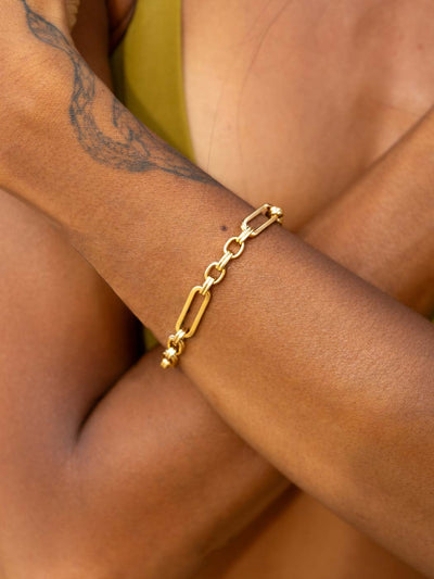 Quinn Chunky Figaro Bracelet - Gold Plating