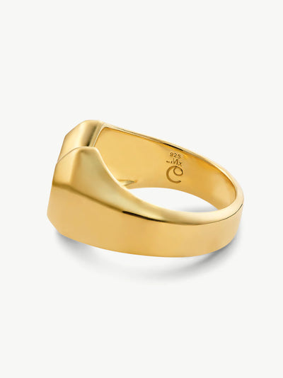 Daryl Ring - Gold/Green Malachite1