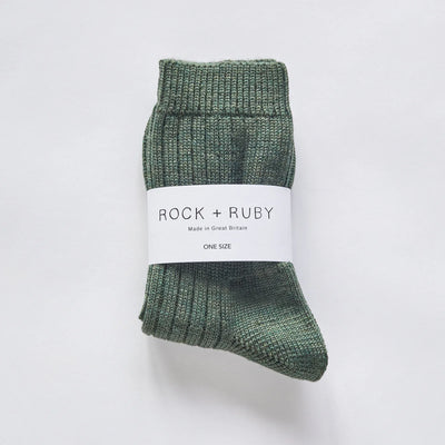 Betsy Wool Socks - Moss