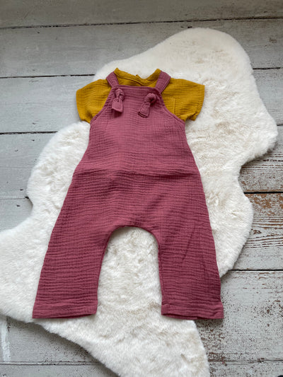 Frankie Dungarees - Berry