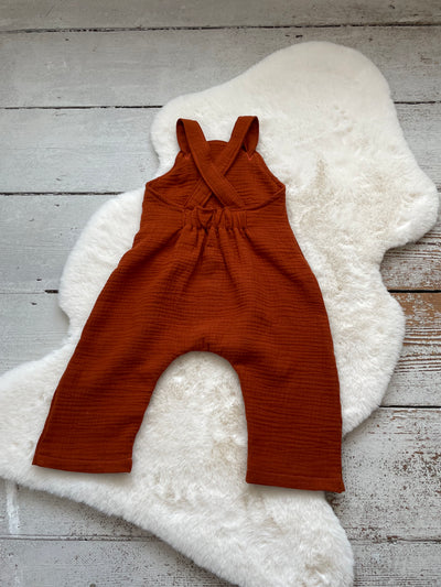 Frankie Dungarees - Rust