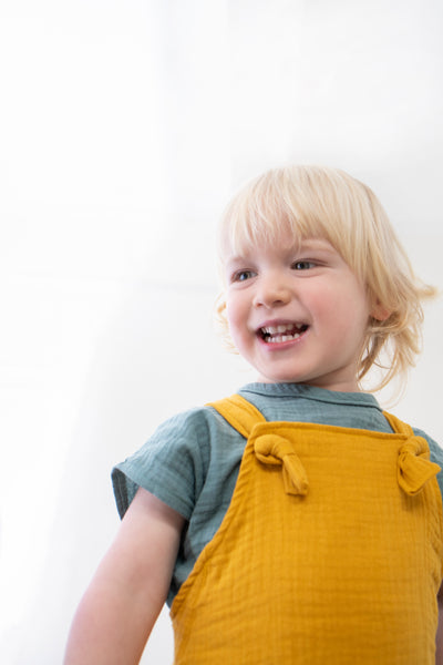 Frankie Dungarees - Mustard