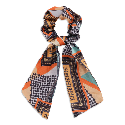Angela Multi Scrunchie - Orange