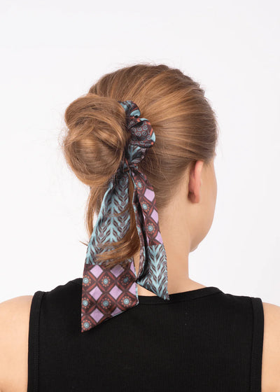 Angela Multi Scrunchie - Turquoise