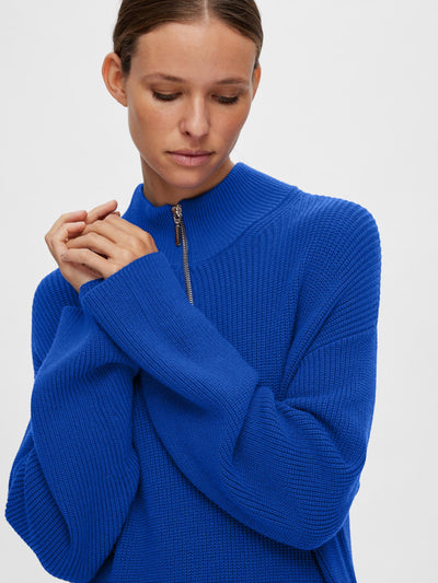 Kamma Half Zip Knit Dress - Surf The Web