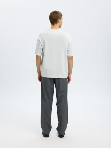 Oscar Loose O Neck Tee - Ice Melt