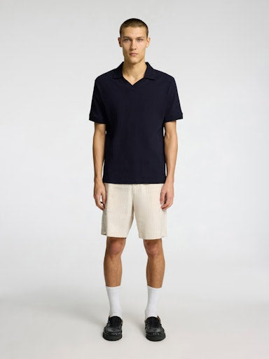 Tristian Structure Polo - Sky Captain