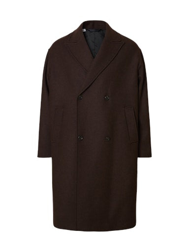 Simon Manteco Wool Blend Coat - Delicioso - D.A.Y