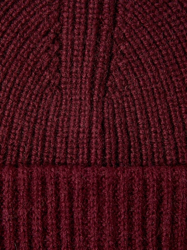Mary Knit Wool Beanie - Fig