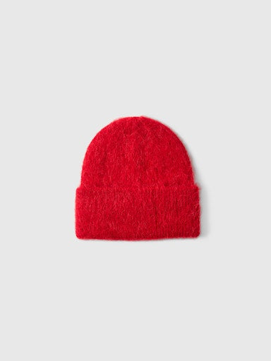 Fiona Alpaca Blend Beanie - Equestrian Red