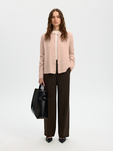 Lulu Knit Cardigan - Pale Dogwood