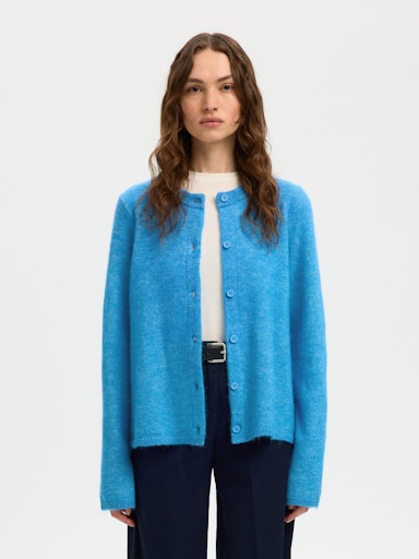 Lulu Knit Cardigan - Malibu Blue
