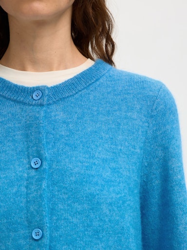 Lulu Knit Cardigan - Malibu Blue