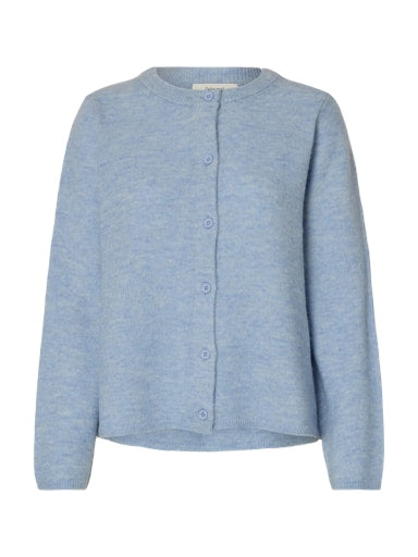 Lulu Knit Cardigan - Cashmere Blue