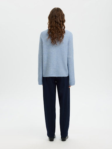 Lulu Knit Cardigan - Cashmere Blue