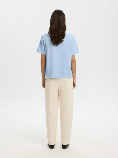 Essential Boxy Tee - Cashmere Blue