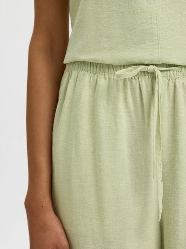 Luisa Wide Leg Linen Pants - Lint