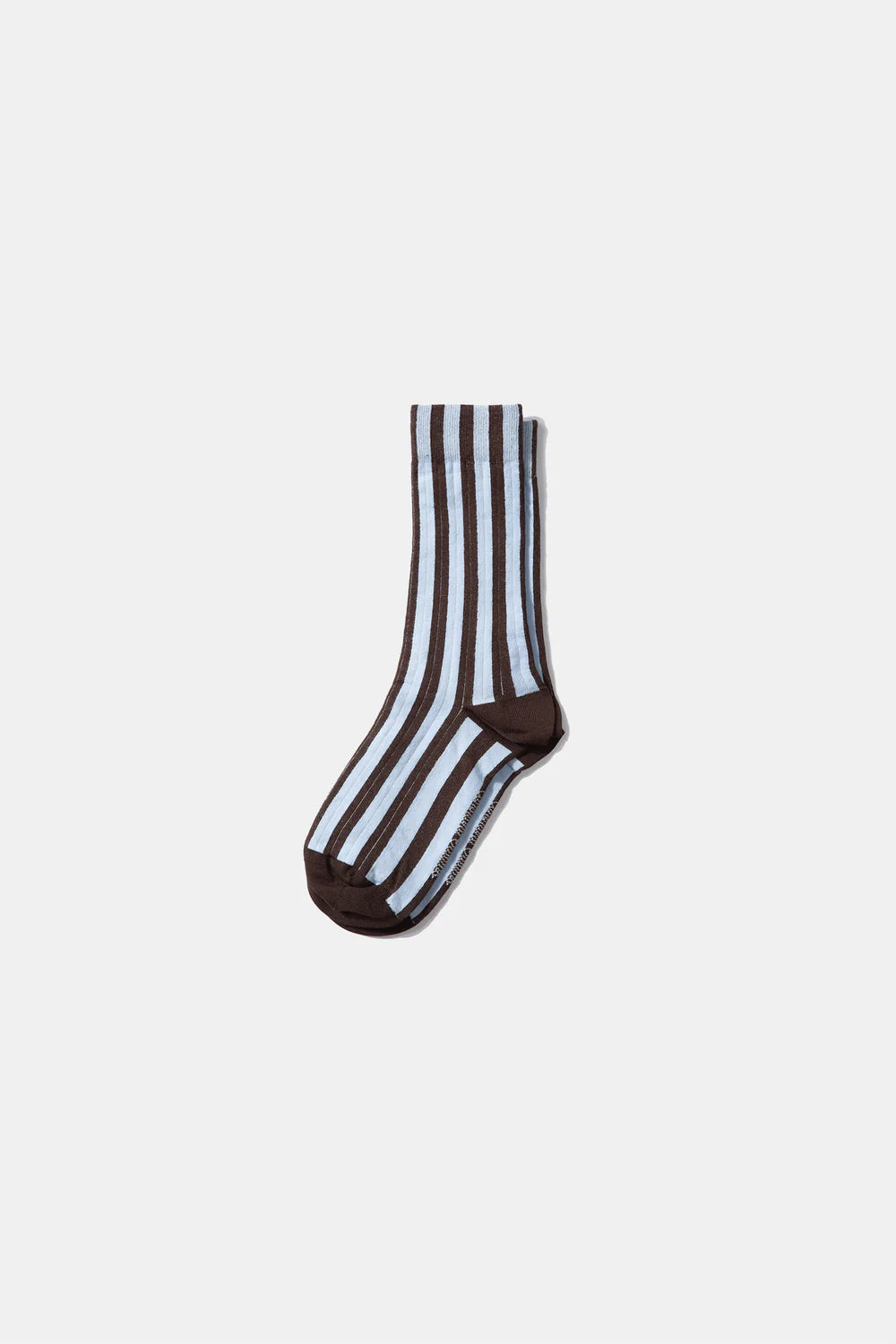 Striped Socks - Blue/Plain Chocolate