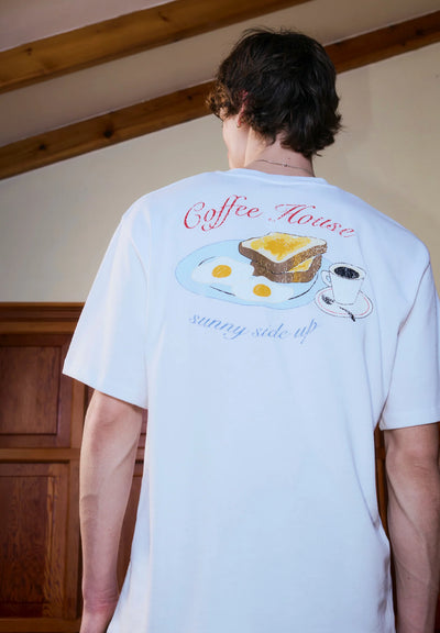 Sunny Side Up Unisex Tee - White