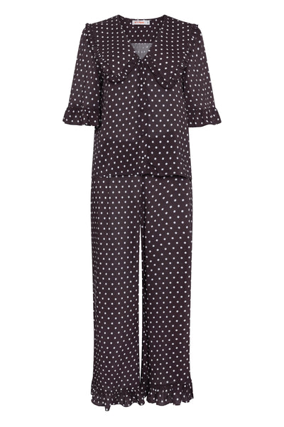 Selene Polka Dot Set - Brown