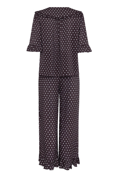 Selene Polka Dot Set - Brown