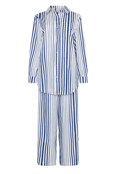 Lila Stripe Set - Navy