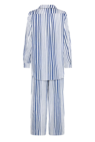 Lila Stripe Set - Navy