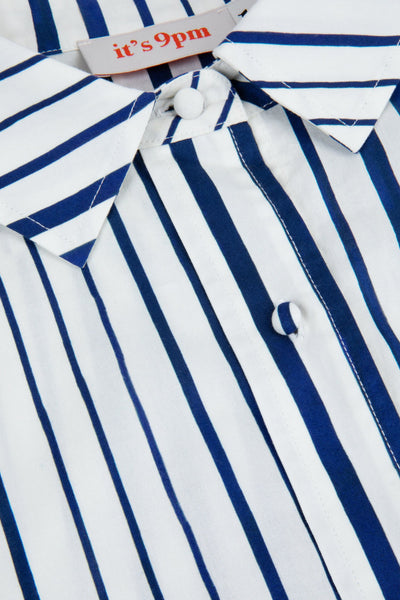 Lila Stripe Set - Navy