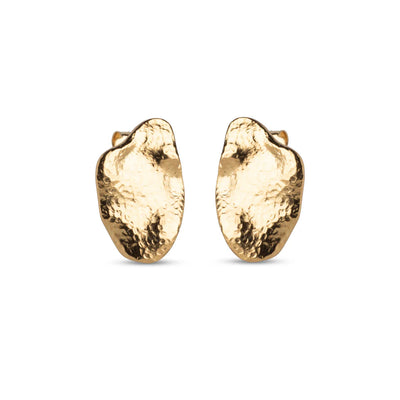 Maia Large Studs - Gold