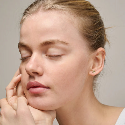 Small Sunshine Hoops - Gold