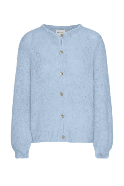 Susan Alpaca Cardigan - Light Blue
