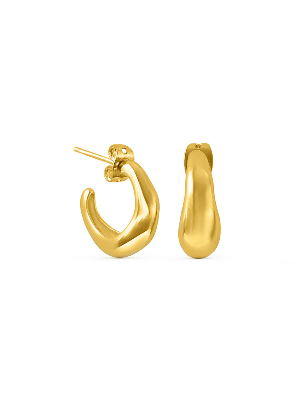 Tidal Hoops - Gold Plating