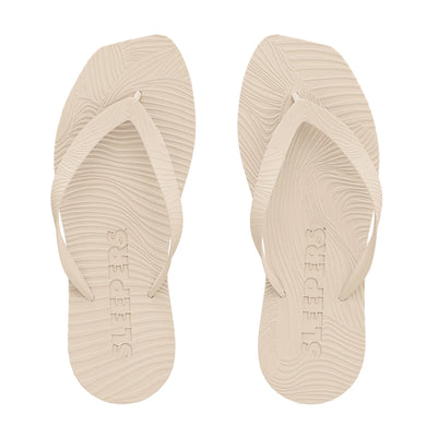 Tapered Platform Flip Flop - Eggnog