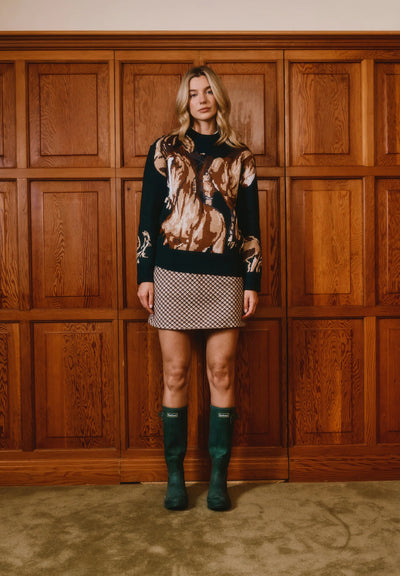 Wild Horses Jumper - Emerald Green