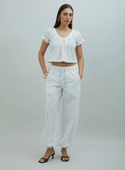 Sea Breeze Pants - Ivory