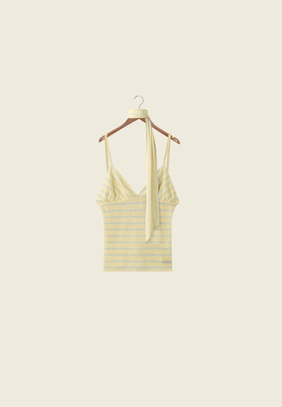 Mesh Cami Top - Striped