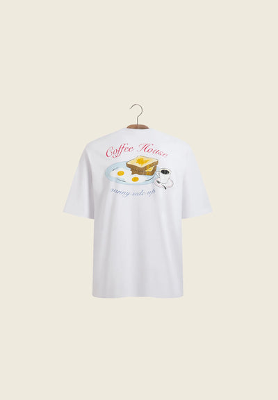 Sunny Side Up Unisex Tee - White