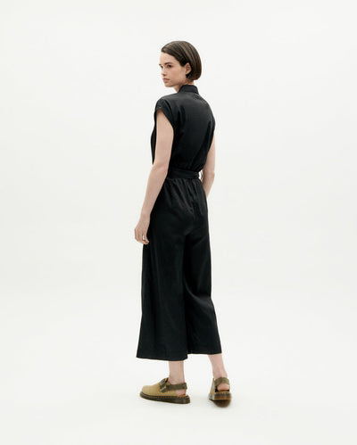 Malawi Sleeveless Jumpsuit - Black