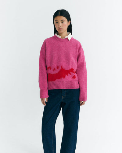 Petra Knitted Sweater - Pink