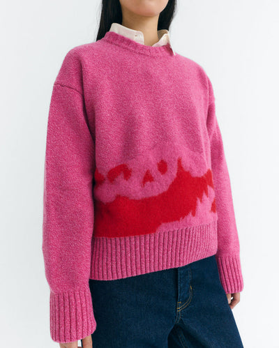 Petra Knitted Sweater - Pink