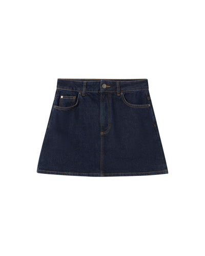 Mini Denim Kimmy Skirt - Mid Blue