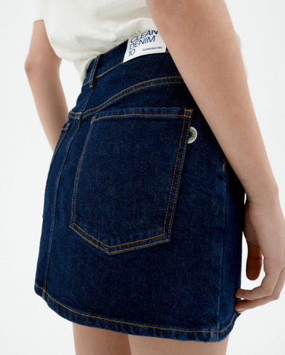 Mini Denim Kimmy Skirt - Mid Blue