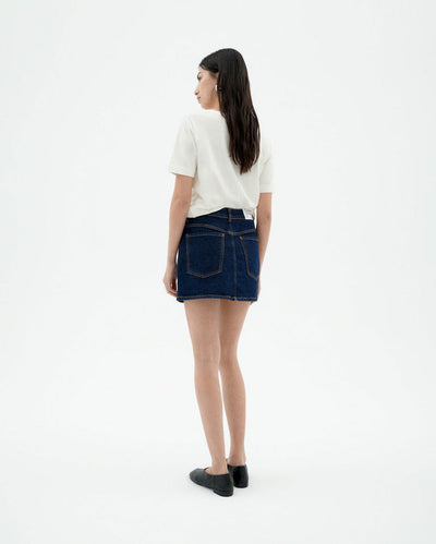 Mini Denim Kimmy Skirt - Mid Blue