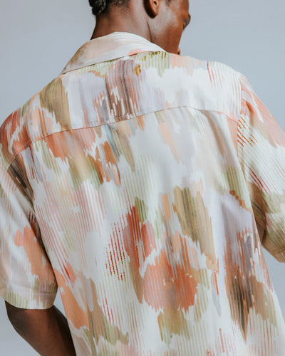 Didcot Shirt Corrigated Floral - Pastel Multi